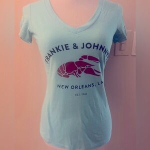 Frankie & Johnnys V-Neck Top